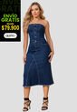 Vestido Largo Mujer Azul Mp 103272 de MP