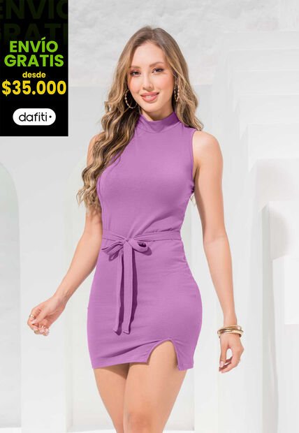 Vestido Corto Exterior Mora Mp 1657