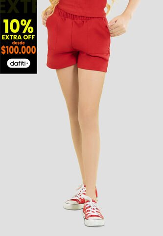 Short Infantil Femenino Rojo Mp 104121 MP