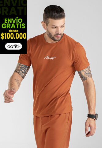 Camiseta Hombre Naranja Mp 100495 MP