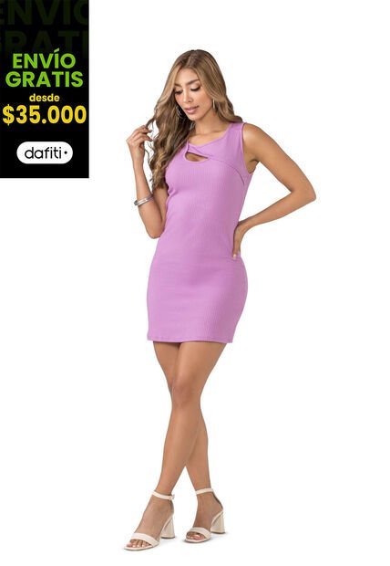 Vestido Corto Exterior Mora Mp 5796