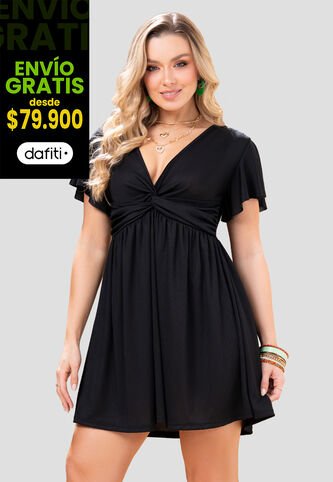 Vestido Corto Mujer Negro Mp 102977 MP
