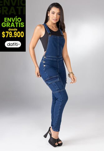 Overall Largo Mujer Azul Medio Mp 100395 MP