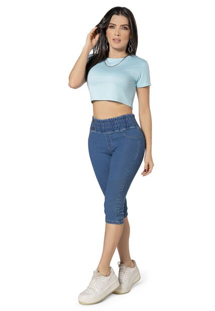 Capri Mujer Azul Medio Mp 5341