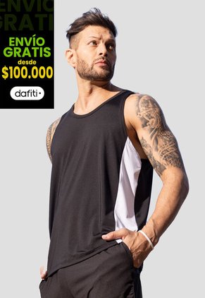 Camisilla Hombre Negro Mp 102573
