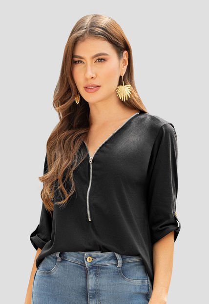 Blusa Mujer Negro Mp 110678