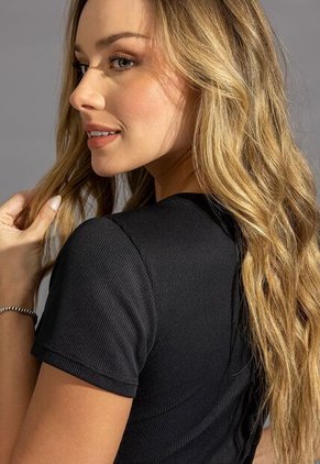 Camiseta Mujer Negro Mp 113376