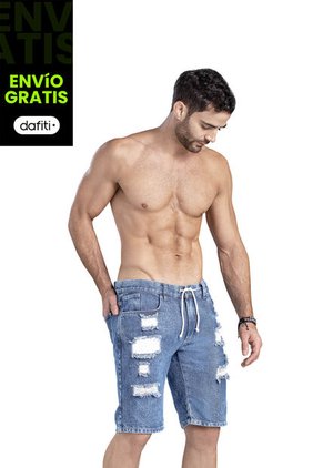 Bermuda Masculino Azul Mp 87268