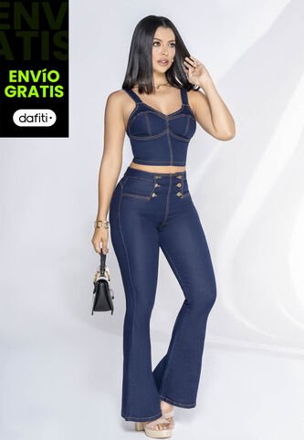 Jean Exterior Azul Oscuro Mp 3674 MP