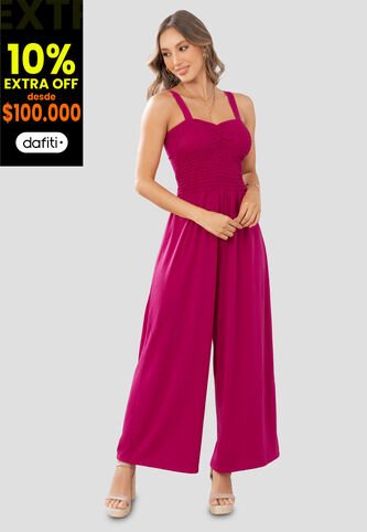 Enterizo Largo Mujer Fucsia Mp 1064 MP