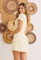 Vestido Corto Mujer Crema Mp 110674 de MP
