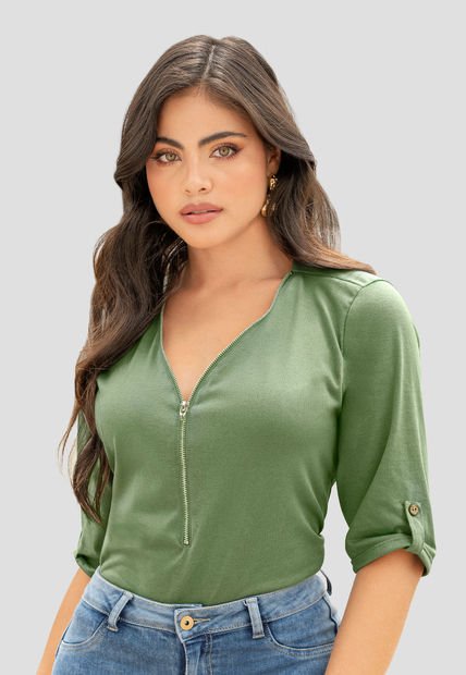 Blusa Mujer Aceituna Mp 110678