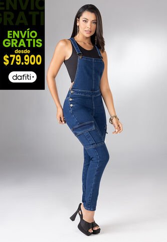 Overall Largo Mujer Azul Medio Mp 100395 MP
