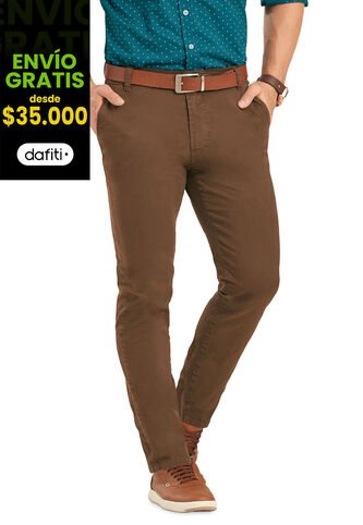 Pantalón Para Hombre Café MP MP