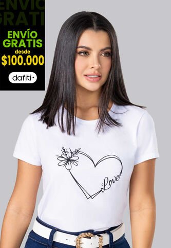 Camiseta Mujer Blanco Mp 102322 MP
