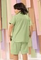 Conjunto Infantil Femenino Verde Matcha Mp 108188 de MP