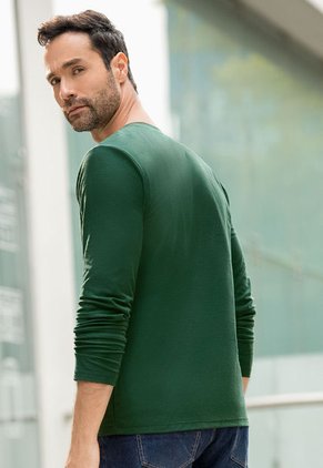 Camibuzo Hombre Verde Pino Mp 110747