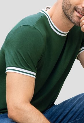 Camiseta Hombre Verde Pino Mp 110751