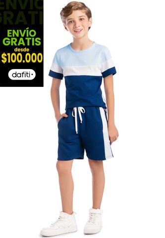 Conjunto Infantil Azul Mp 88188 MP