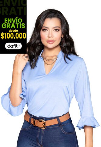 Blusa Mujer Azul Mp 861 MP