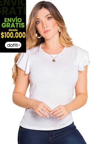 Blusa Mujer Blanco Mp 68386 MP