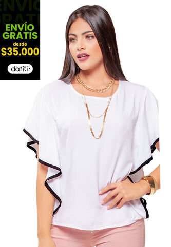 Blusa Adulto Para Mujer MP -Blanco MP