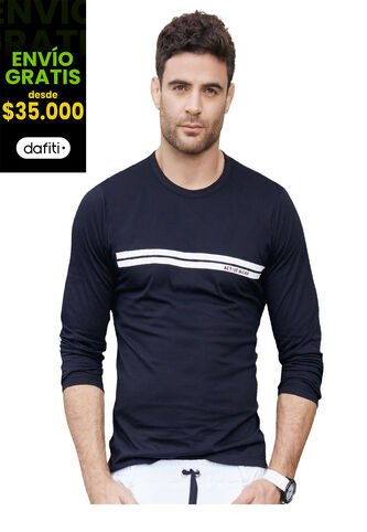 Camibuzo Para Hombre Negro MP MP