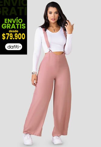 Overall Largo Mujer Rosa Mp 100296 MP