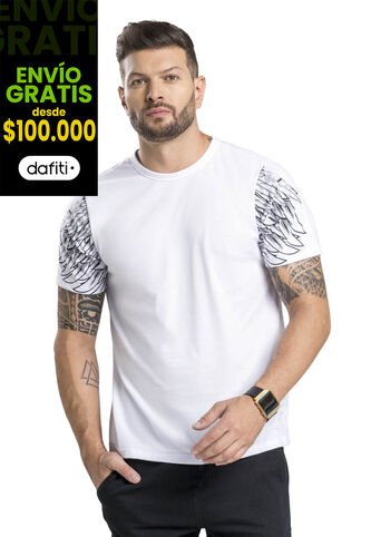 Camiseta Masculino Blanco Mp 1350 MP