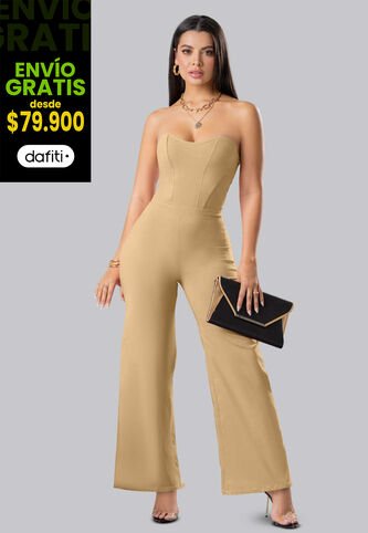 Enterizo Largo Mujer Amarillo Mp 100068 MP