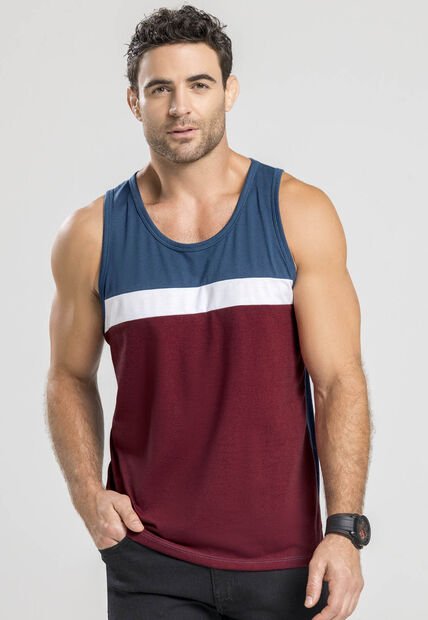 Camisilla Masculino Vinotinto Mp 96536