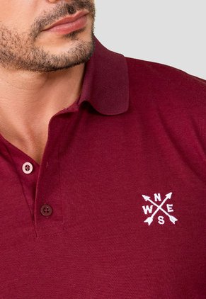 Camibuzo Hombre Vinotinto Mp 105401