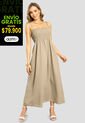 Vestido Largo Mujer Latte Mp 111283 de MP