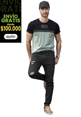 Camiseta Hombre Multicolor Mp 34807 MP