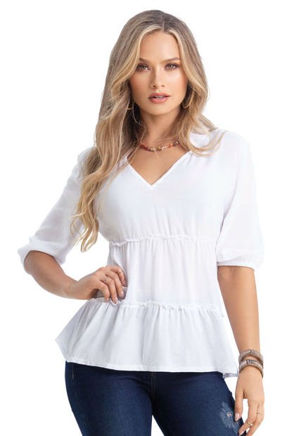 Blusa MP 87282 Blanco
