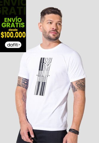 Camiseta Hombre Blanco Mp 2113 MP