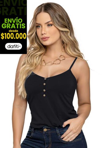 Camiseta Mujer Negro Mp 4760 MP