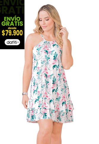 Vestido Corto Mujer Multicolor Mp 172 MP