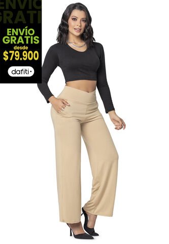 Pantalón Mujer Beige Mp 4314 MP