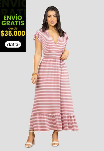 Vestido Mujer Estampado Mp 112027 MP