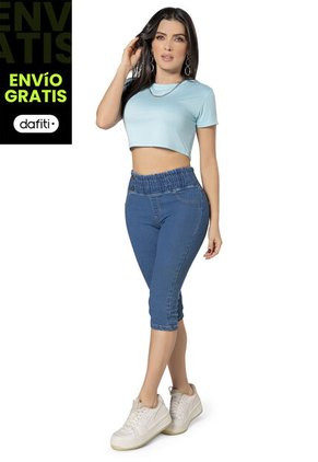 Capri Mujer Azul Medio Mp 5341