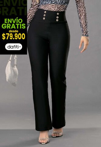 Pantalón Mujer Negro Mp 100069 MP