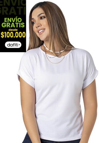 Camiseta Mujer Marfil Mp 9676 MP