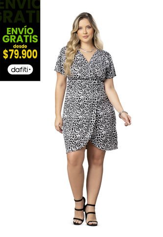 Vestido Corto Mujer Negro Mp 2957 MP