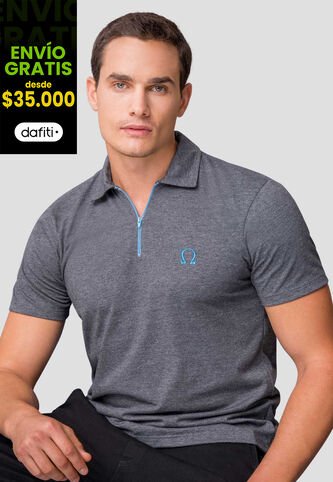 Polo Hombre Negro Cross Mp 111909 MP