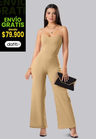 Enterizo Largo Mujer Amarillo Mp 100068 MP