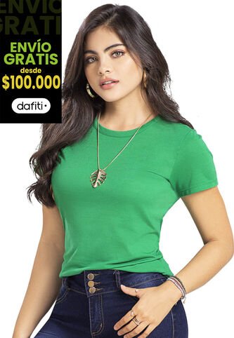 Camiseta Mujer Verde Antioquia Mp 82961 MP