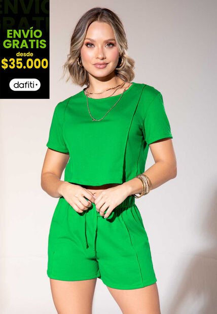 Conjunto Mujer Verde Antioquia Mp 1842