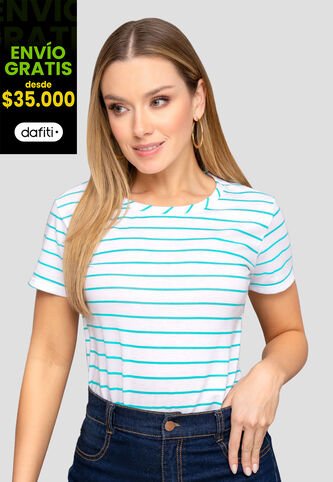 Camiseta Mujer Estampado Mp 112033 MP