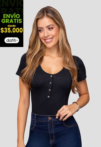 Blusa Mujer Negro Mp 111998 MP